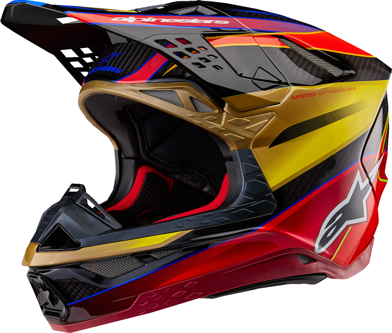 Supertech M10 Helmet - Era - MIPS® - Gloss Gold/Yellow/Rio Red - Medium