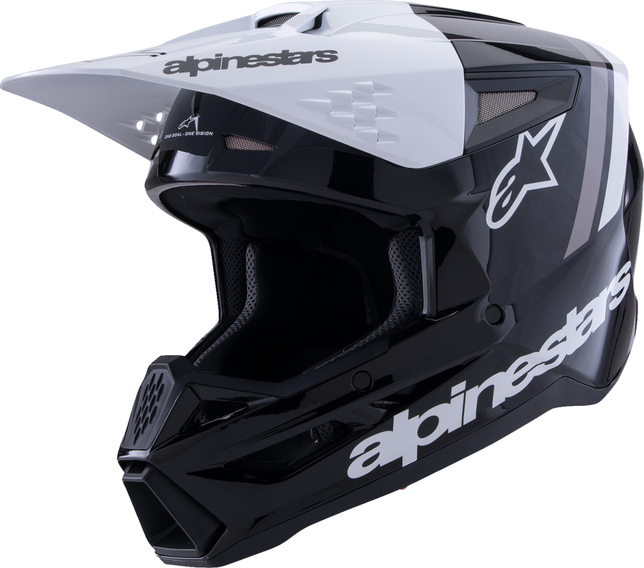 SM3 Helmet - Radium - Gloss Black/White/Gray - 2XL
