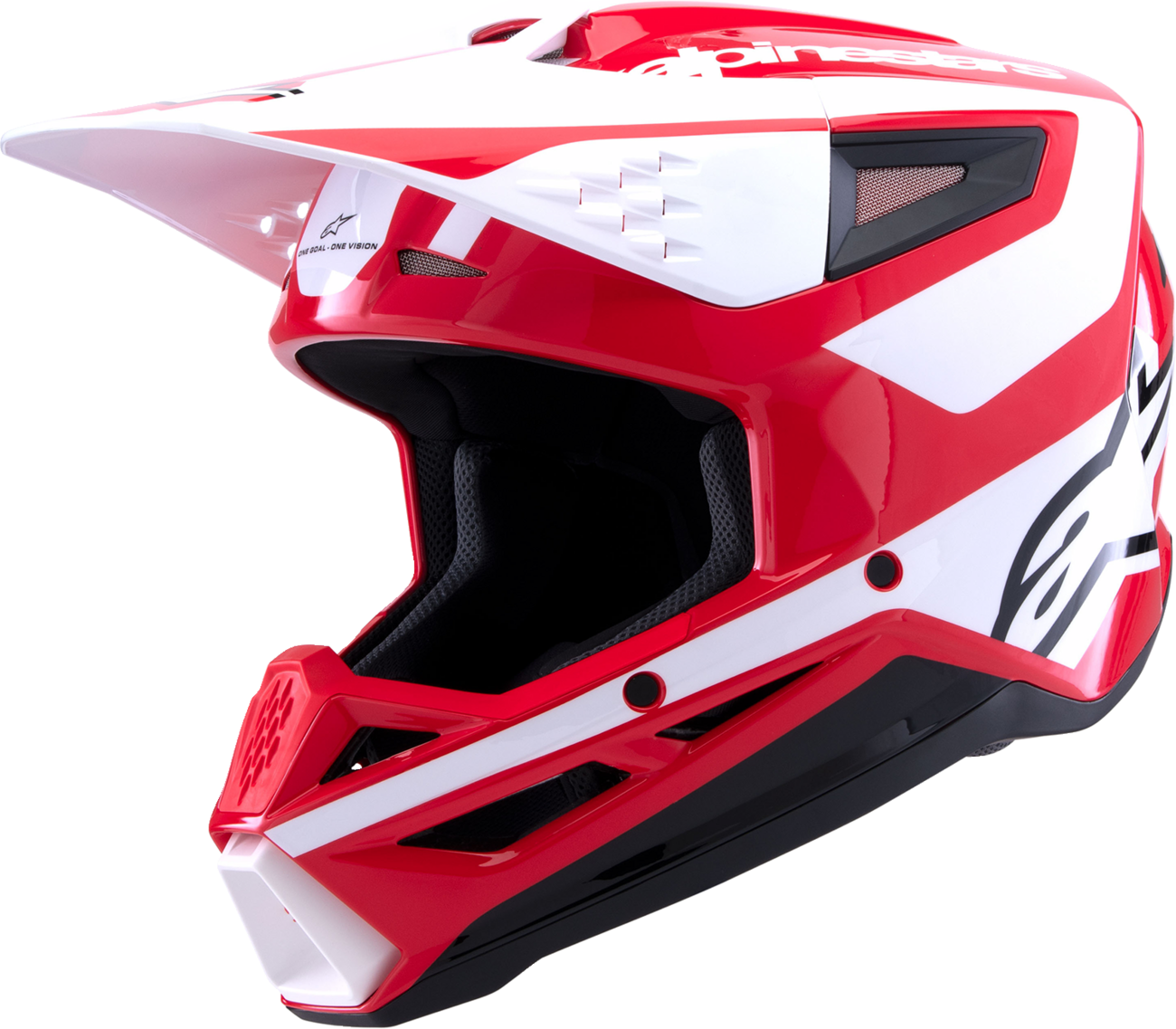 SM3 Helmet - Heat - Gloss Red/White/Black - 2XL