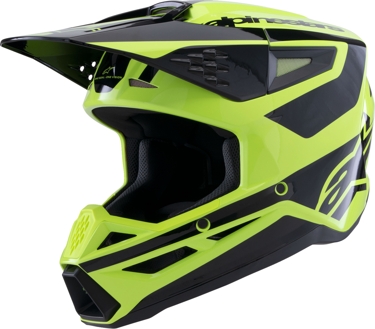 SM3 Helmet - Heat - Gloss Yellow Fluo/Black - Large