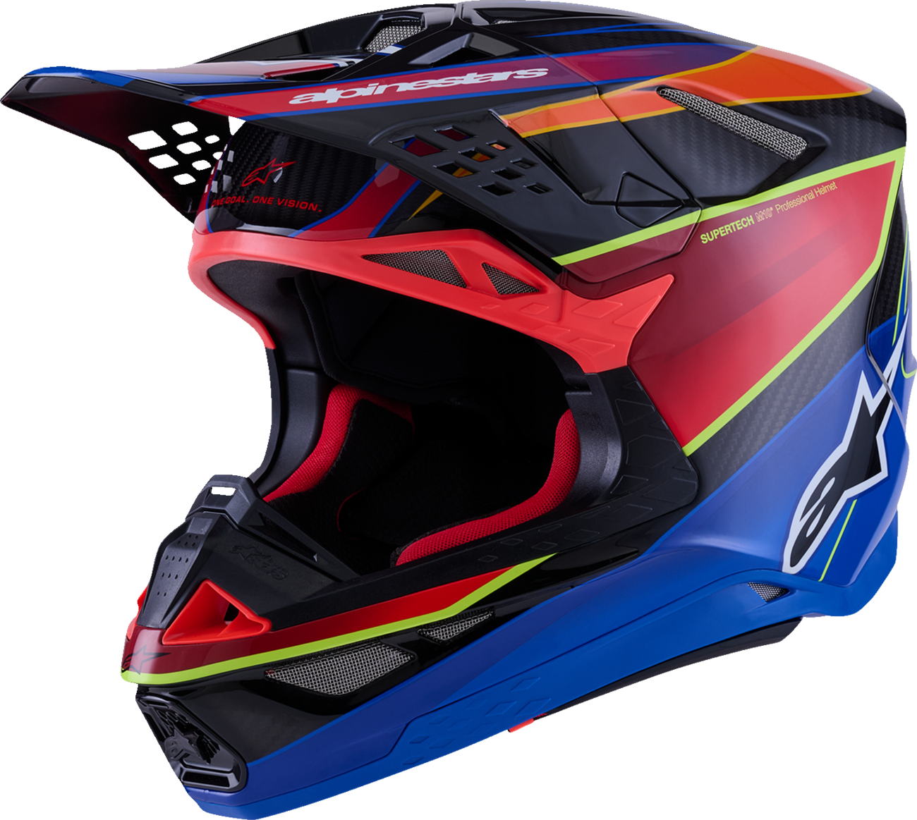 Supertech M10 Helmet - MIPS® - Era - Gloss Blue/Red/Yellow Fluo - Small
