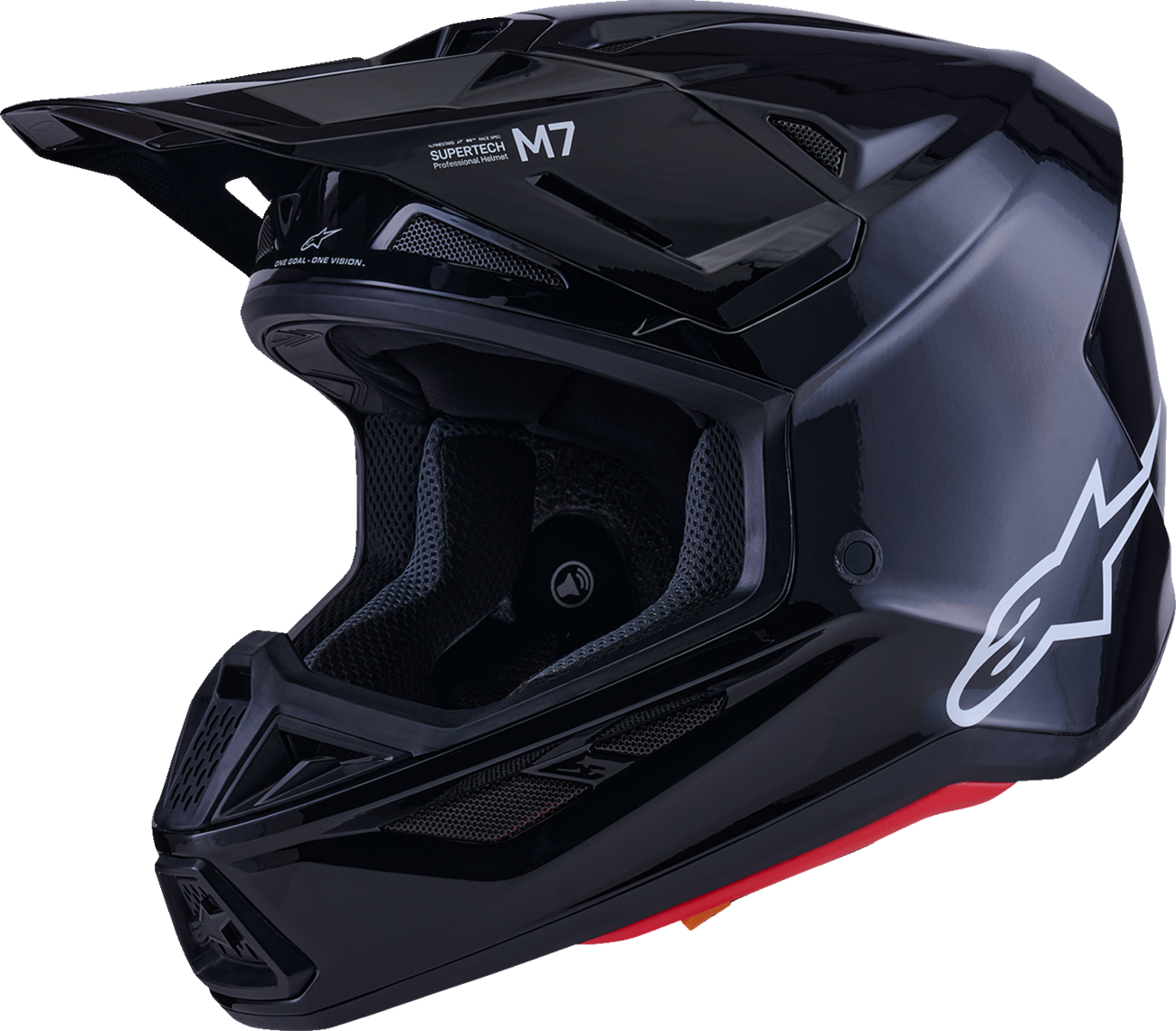 SM7 Helmet - Solid - Gloss Black - Large