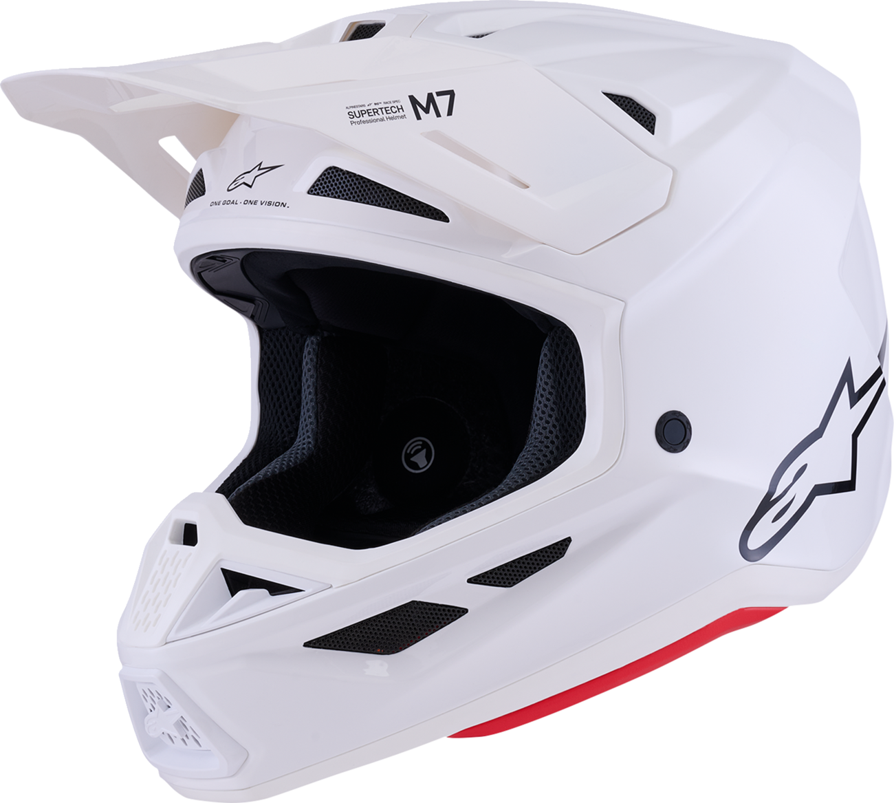 SM7 Helmet - Solid - Gloss White - Large