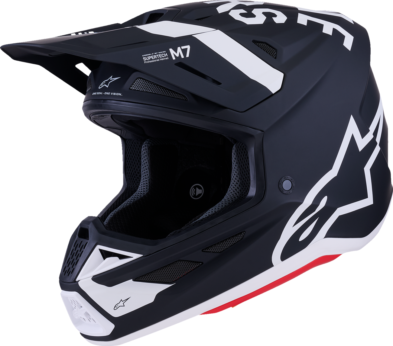 SM7 Helmet - Dasher - Matte Black/White - Medium