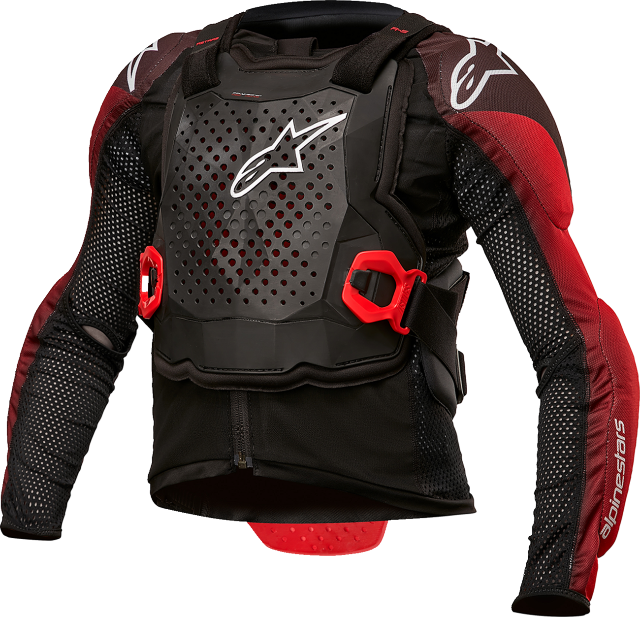 Youth Bionic Tech Jacket - Black/White/Red - L/XL