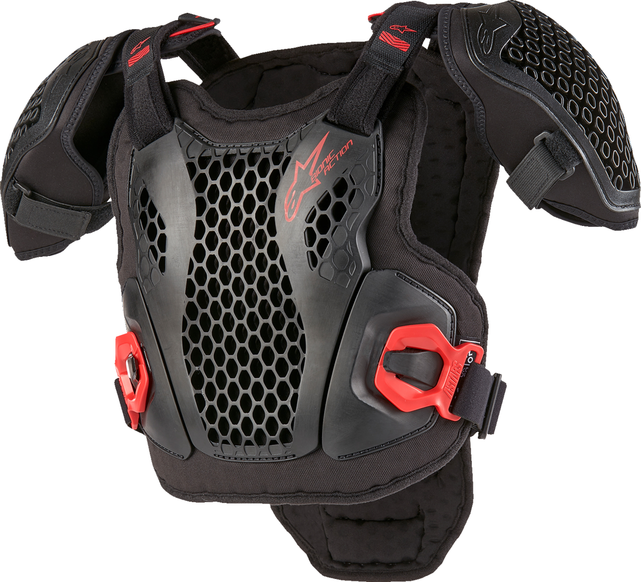 Youth Bionic Action Guard - Black/Red - S/M
