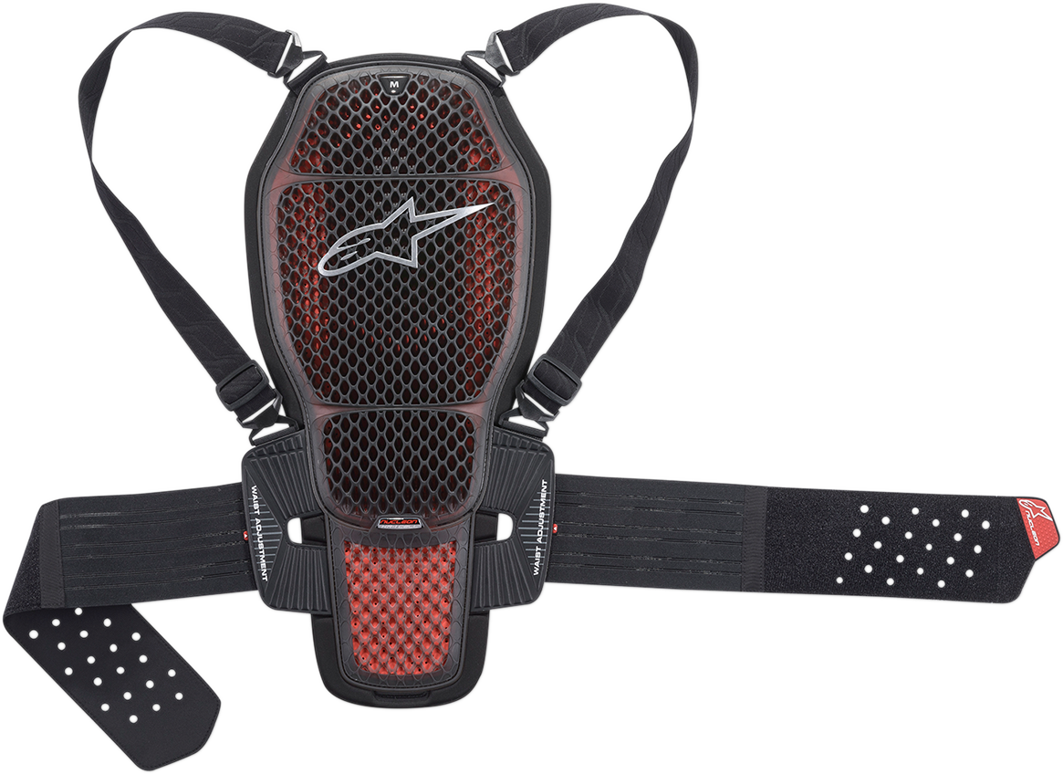 Nucleon KR-1 Cell Back Protector - Red/Black - Small