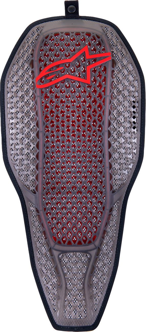 Nucleon Flex PROi Full Back Protector Insert - Transparent Smoke/Red - Large