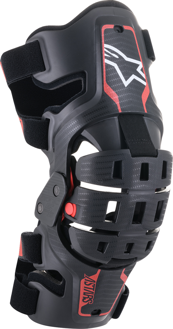 Youth Bionic 5S Knee Braces - Black/Red
