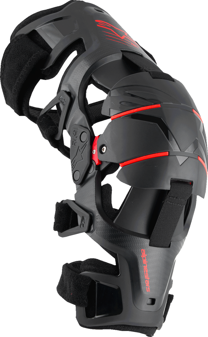 RK-1 Plasma Knee Braces - Black/Red - L/XL
