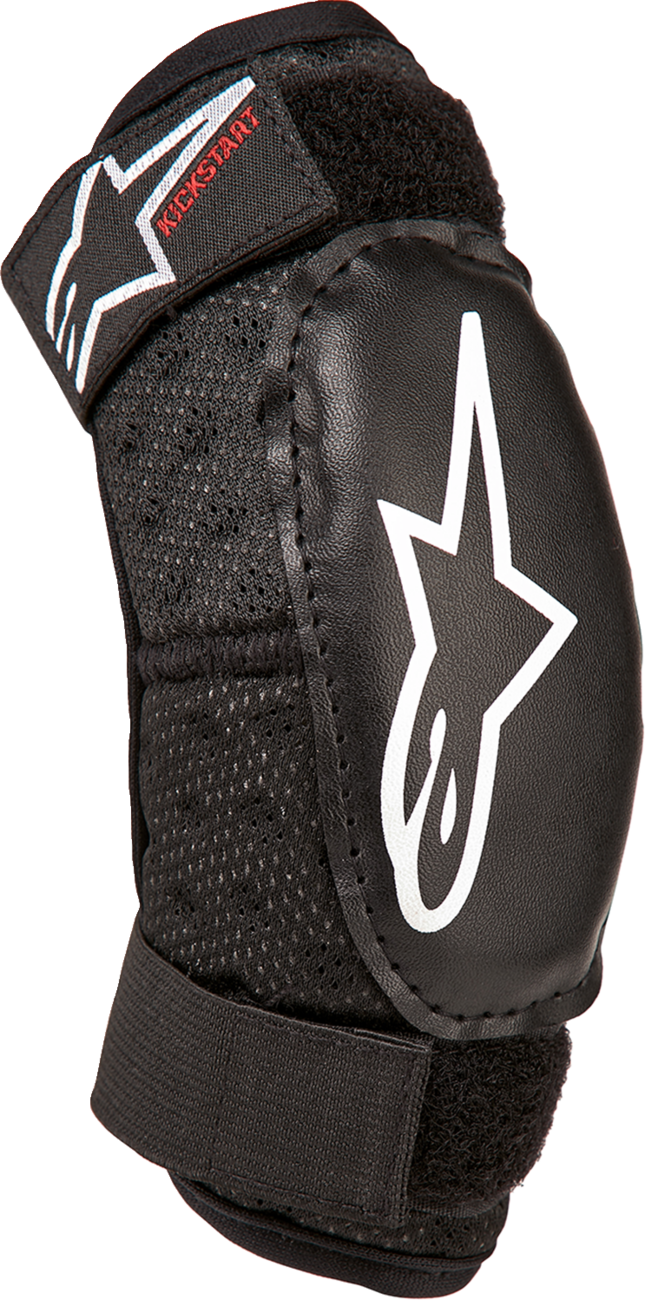 Youth Bionic Action Kickstart Guards - Elbow - Black/Red - 4/6