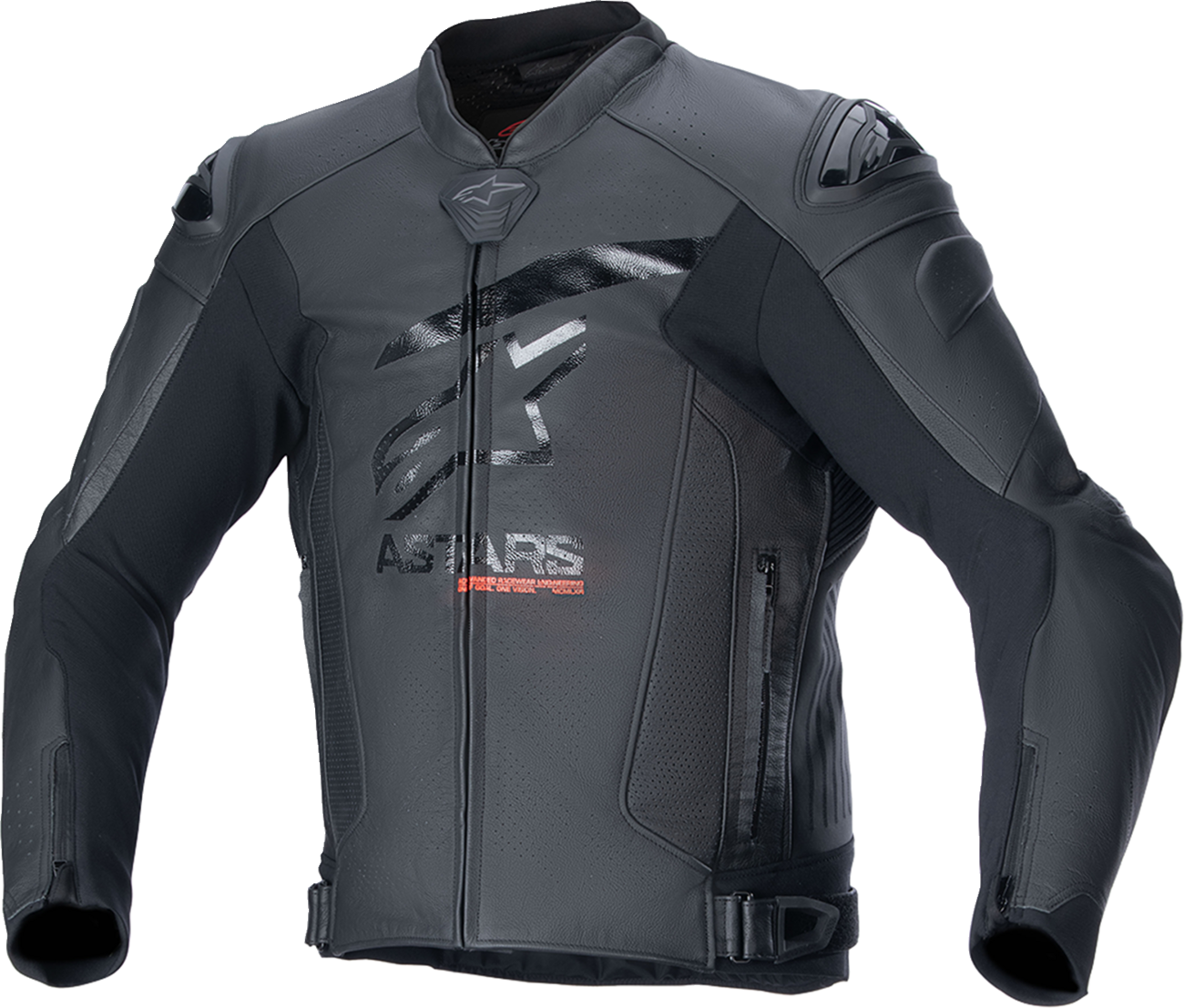 GP Plus R v4 Airflow Leather Jacket - Black/Black - US 40 / EU 50