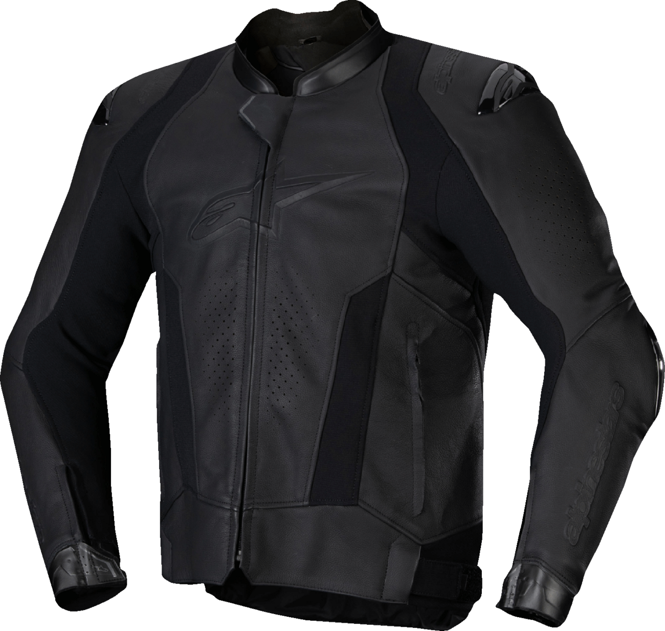 Missile v3 Leather Jacket - Black/Black - US 38 / EU 48