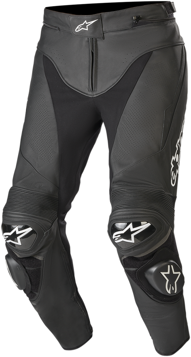 Track v2 Leather Pants - Black - US 40 / EU 56