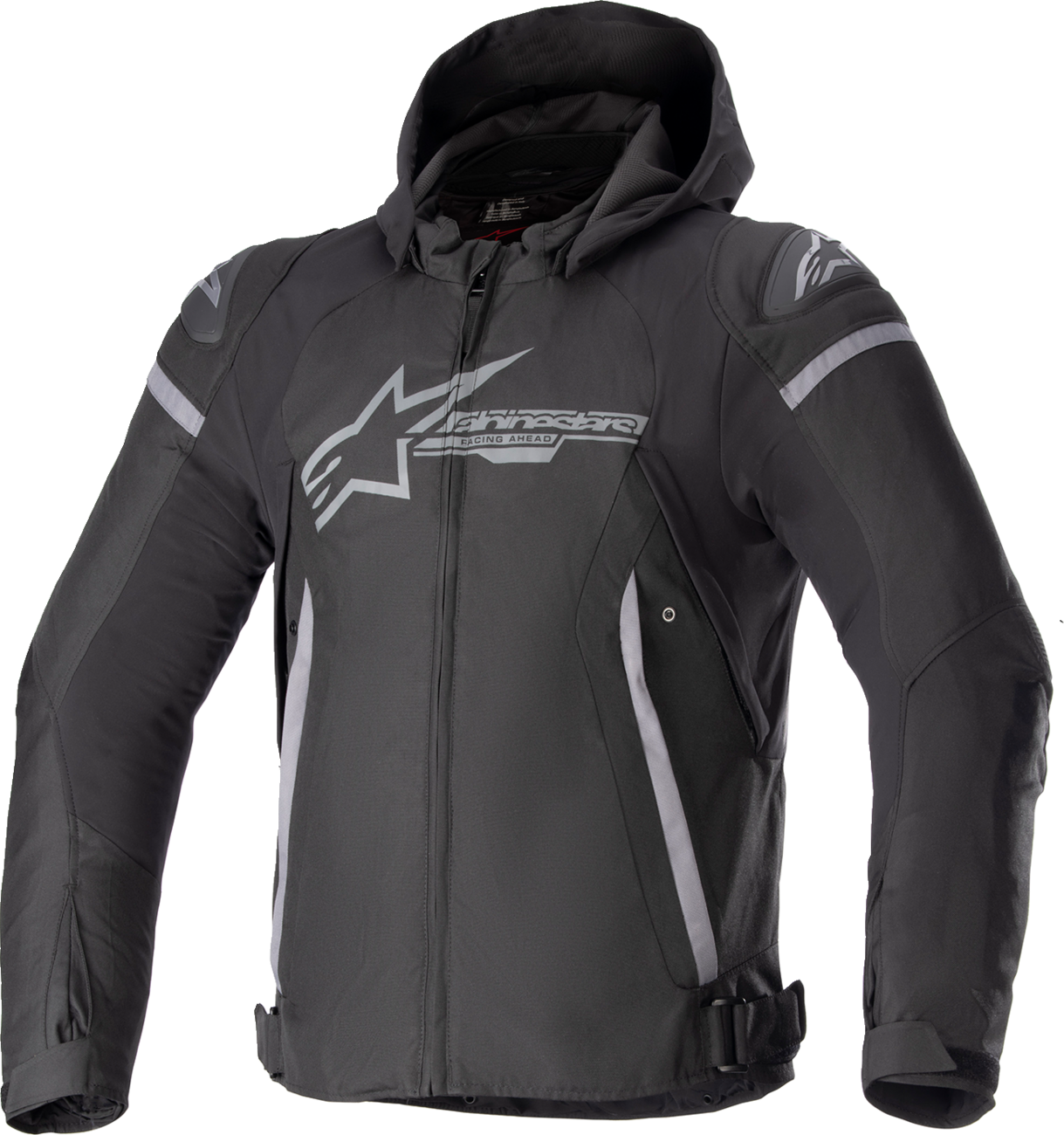 Zaca Waterproof Jacket - Black/Dark Gray - Large