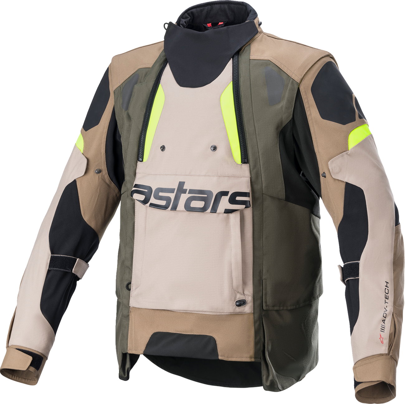 Halo Drystar® Jacket - Black/Sand/Yellow - 3XL
