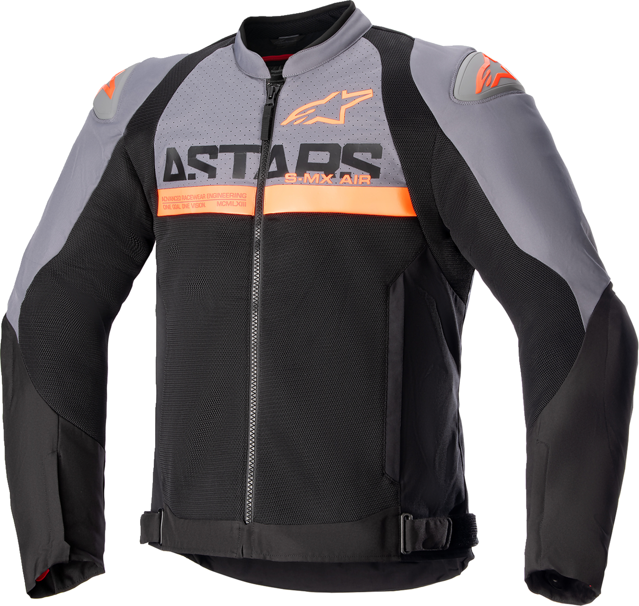 SMX Air Jacket - Dark Gray/Black/Orange Fluo - XL