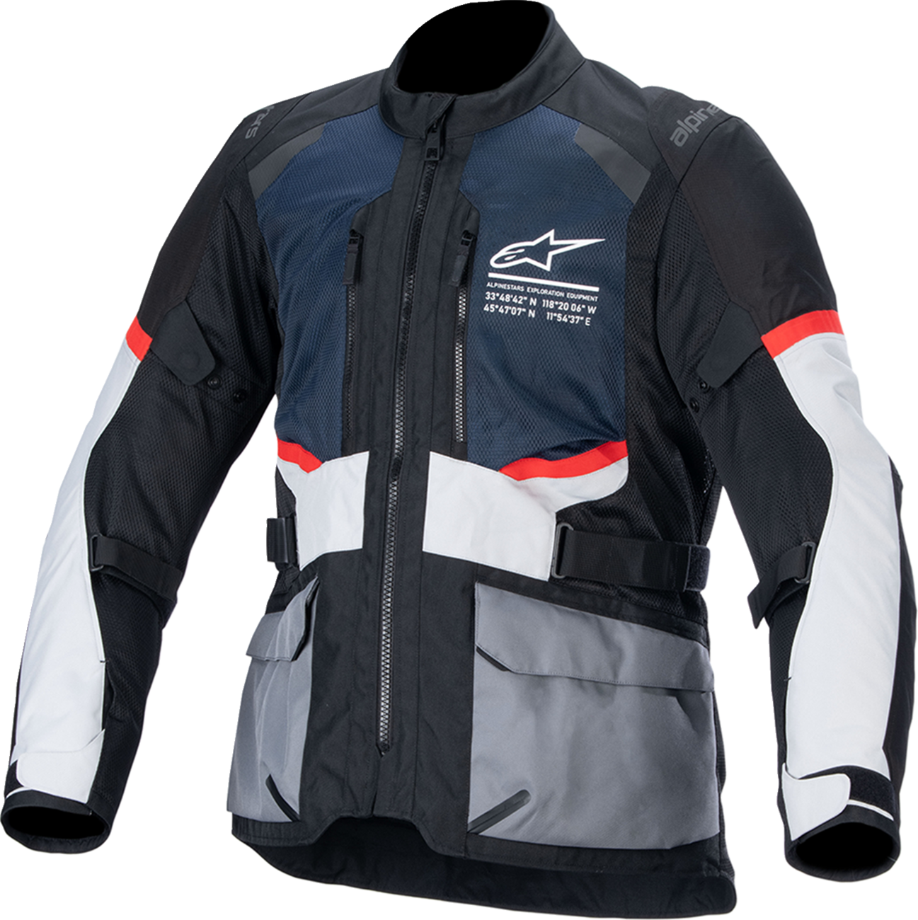 Andes Air Drystar® Jacket - Deep Blue/Black/Ice Gray - 2XL