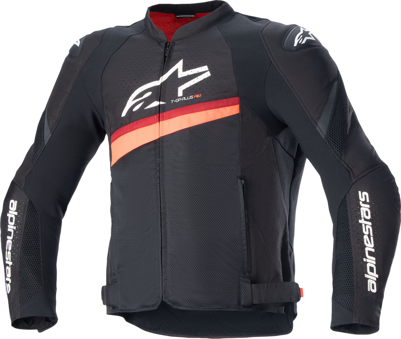 T-GP Plus R v4 Airflow Jacket - Black/Red Fluo - XL