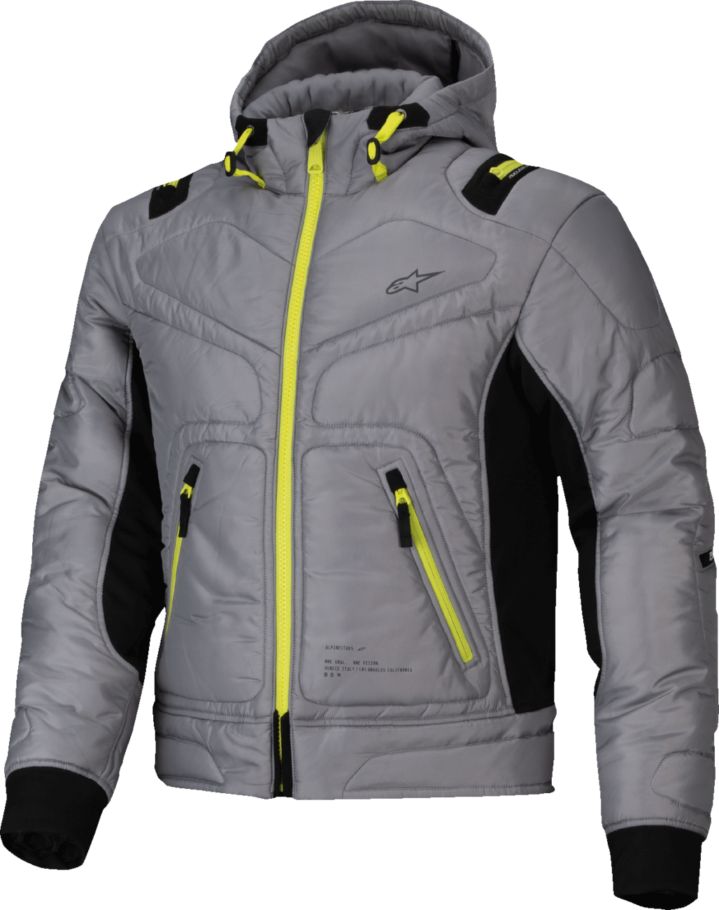 Mohobbs WP Jacket - Lunar Gray/Lime Punch - Large