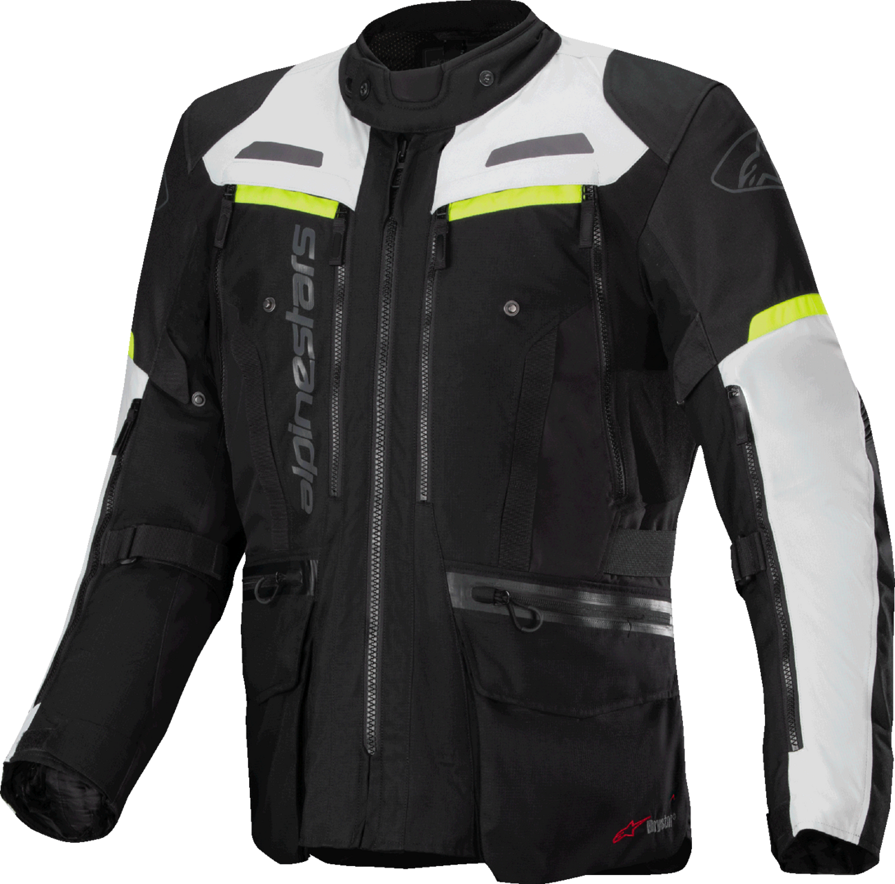 Bogota Pro Drystar® Jacket - Dark Black/Ice Gray/Yellow Fluo - 3XL