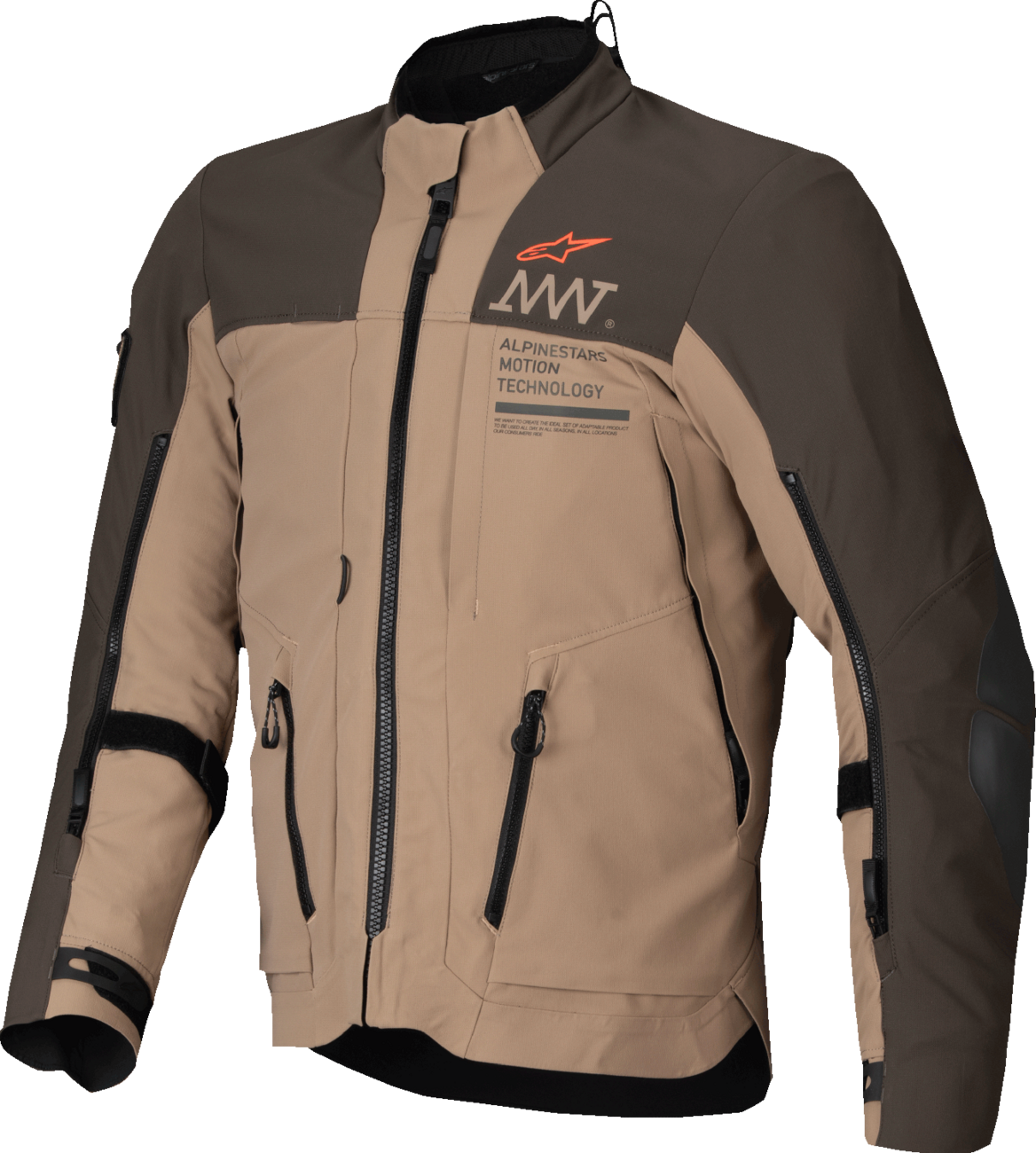 AMT-8 Stretch Drystar® XF Jacket - Dark Brown/Dark Khaki - Small