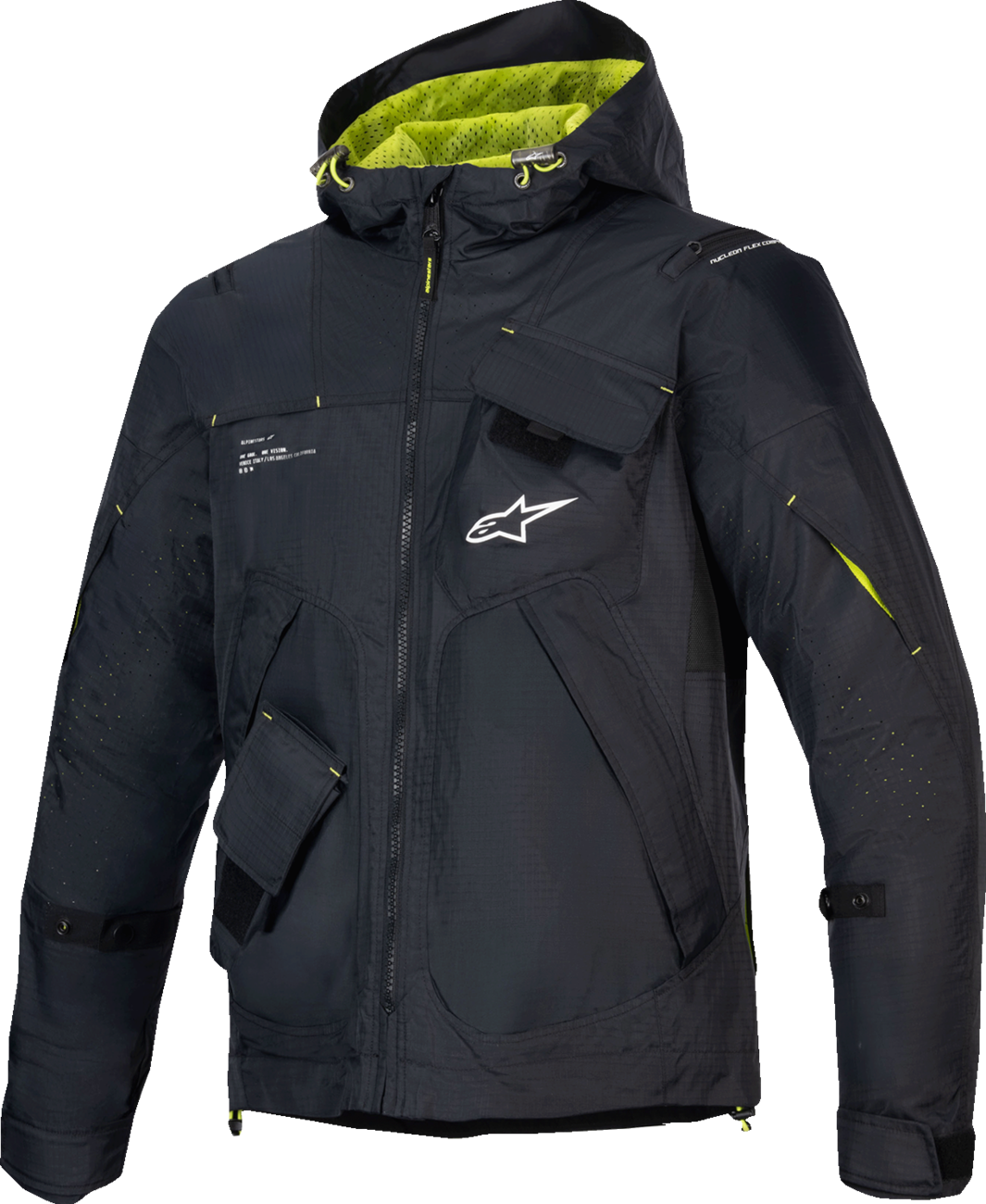 Mogress Air Jacket - Black/Lime Punch/White - Medium