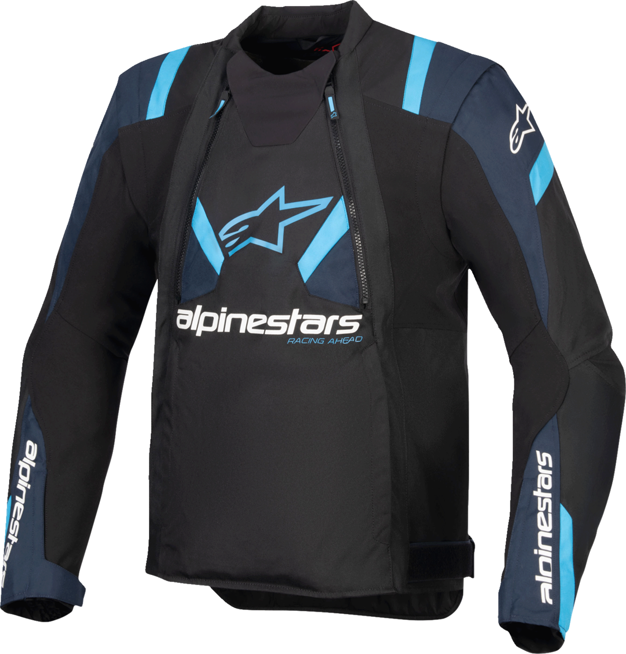 T-Stunt Air Jacket - Black/Dark Blue/Blithe Blue - 2XL
