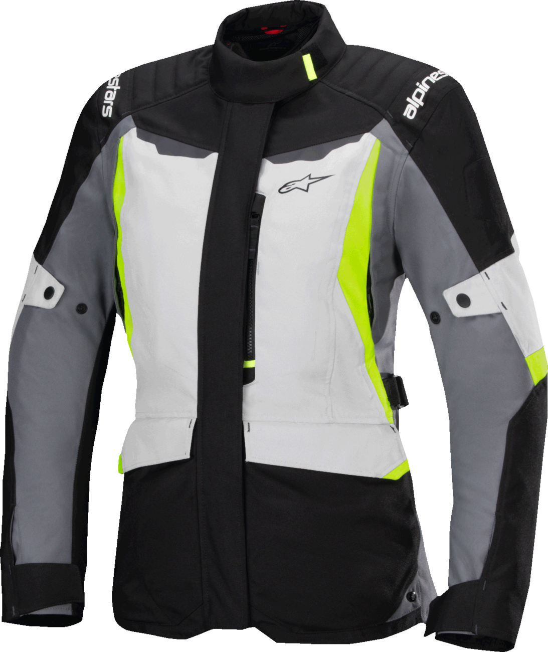 Stella ST-1 Waterproof Jacket - Ice Gray/Black/Yellow Fluo - Small