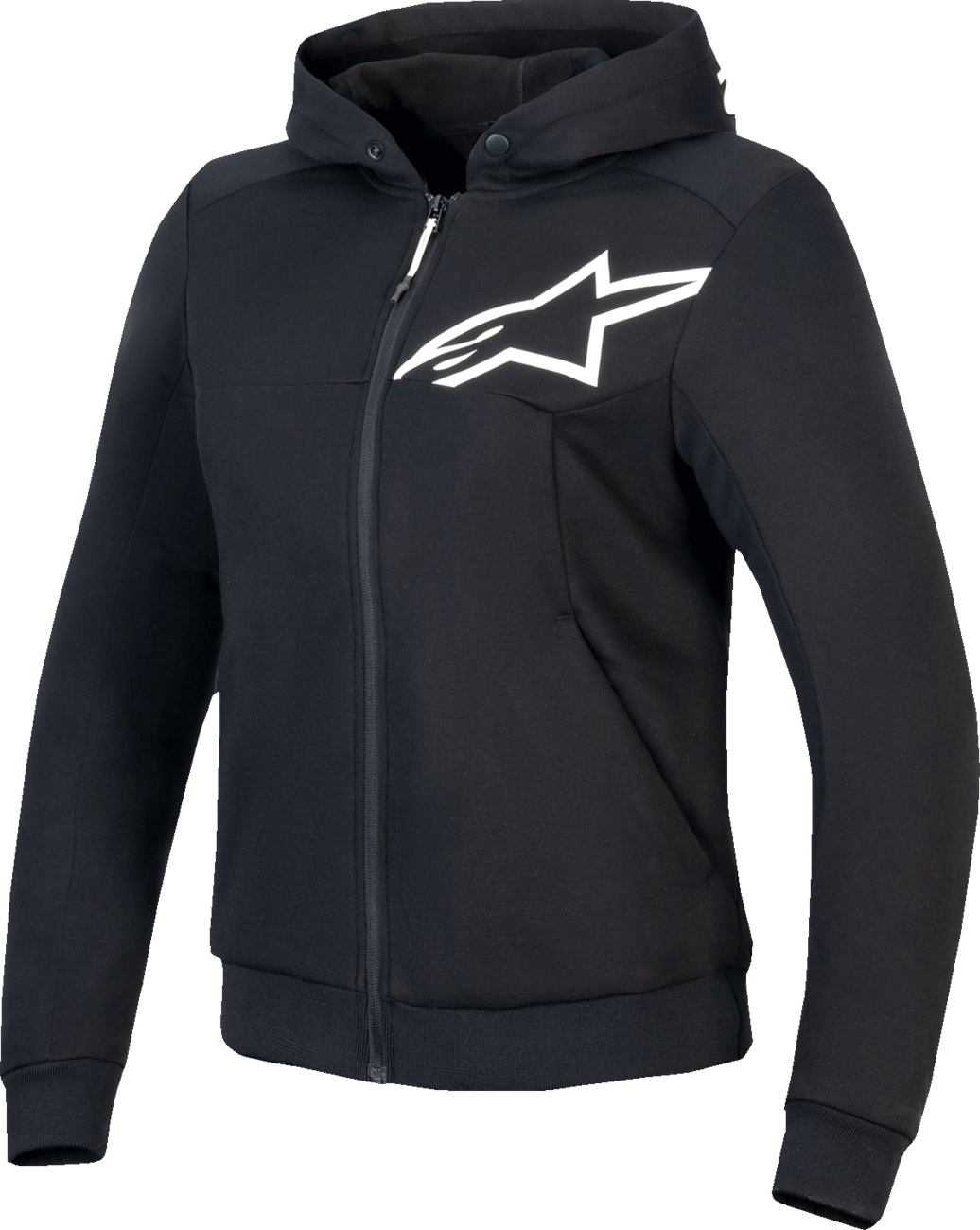 Stella Chrome v2 Sport Hoodie - Black/White - 2XL