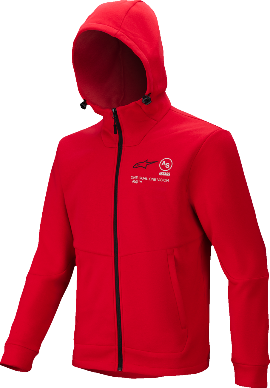 Racer MX Fleece Hoodie - Bright Red - 3XL