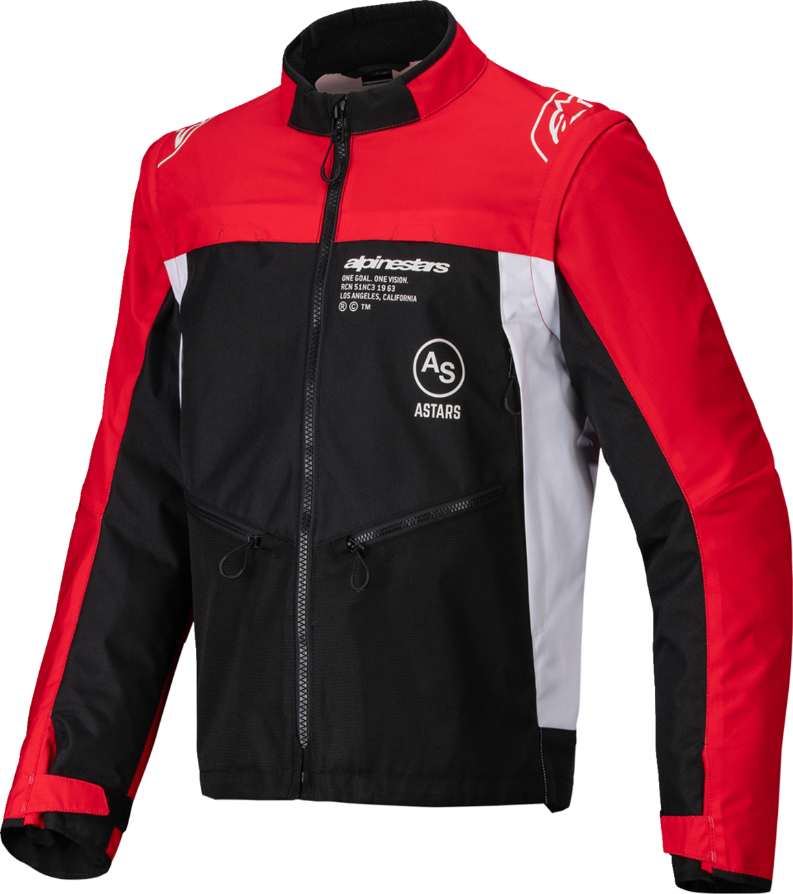Pro-Dura Jacket - Black/Red/White - Large