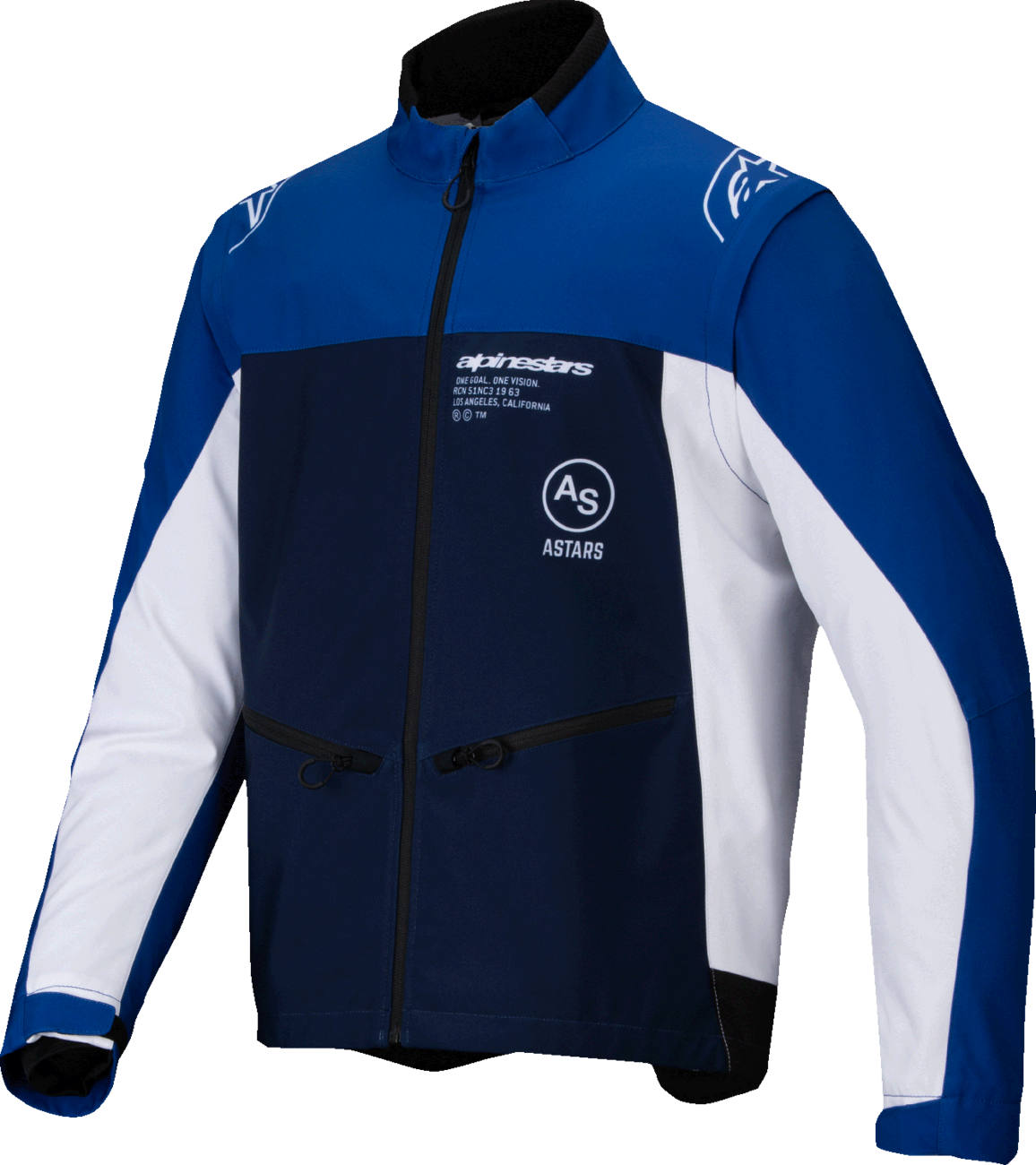 Lite-Dura Softshell Jacket - Navy/Blue/White - 3XL