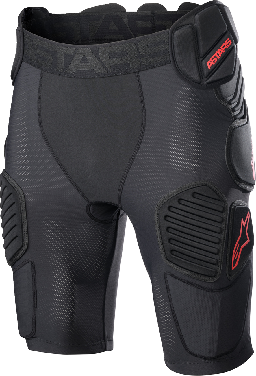 Bionic Pro Protection Shorts - Black/Red - Large