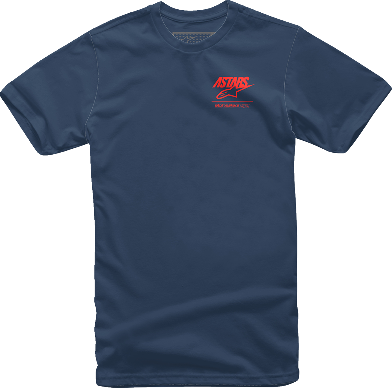 Back Mix T-Shirt - Navy - Medium