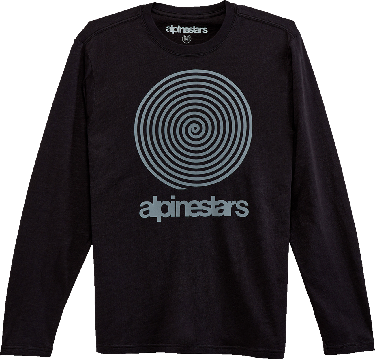 Spiral Long-Sleeve T-Shirt - Black - 2XL