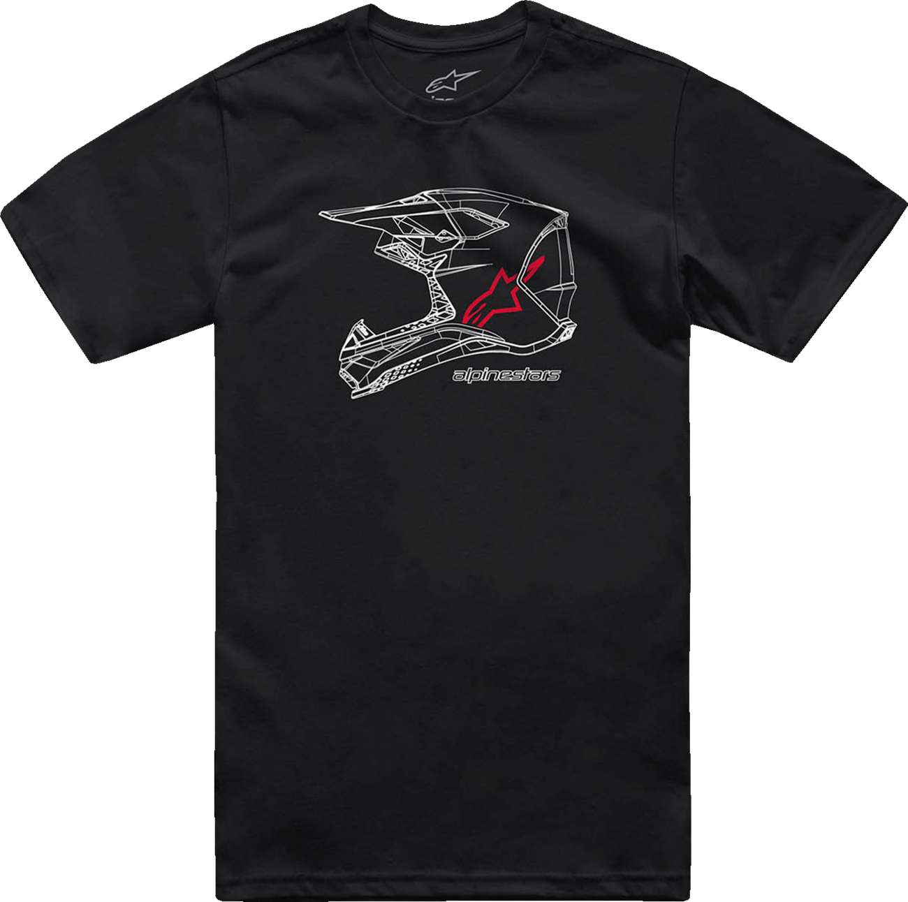 MX Helmet T-Shirt - Black - XL
