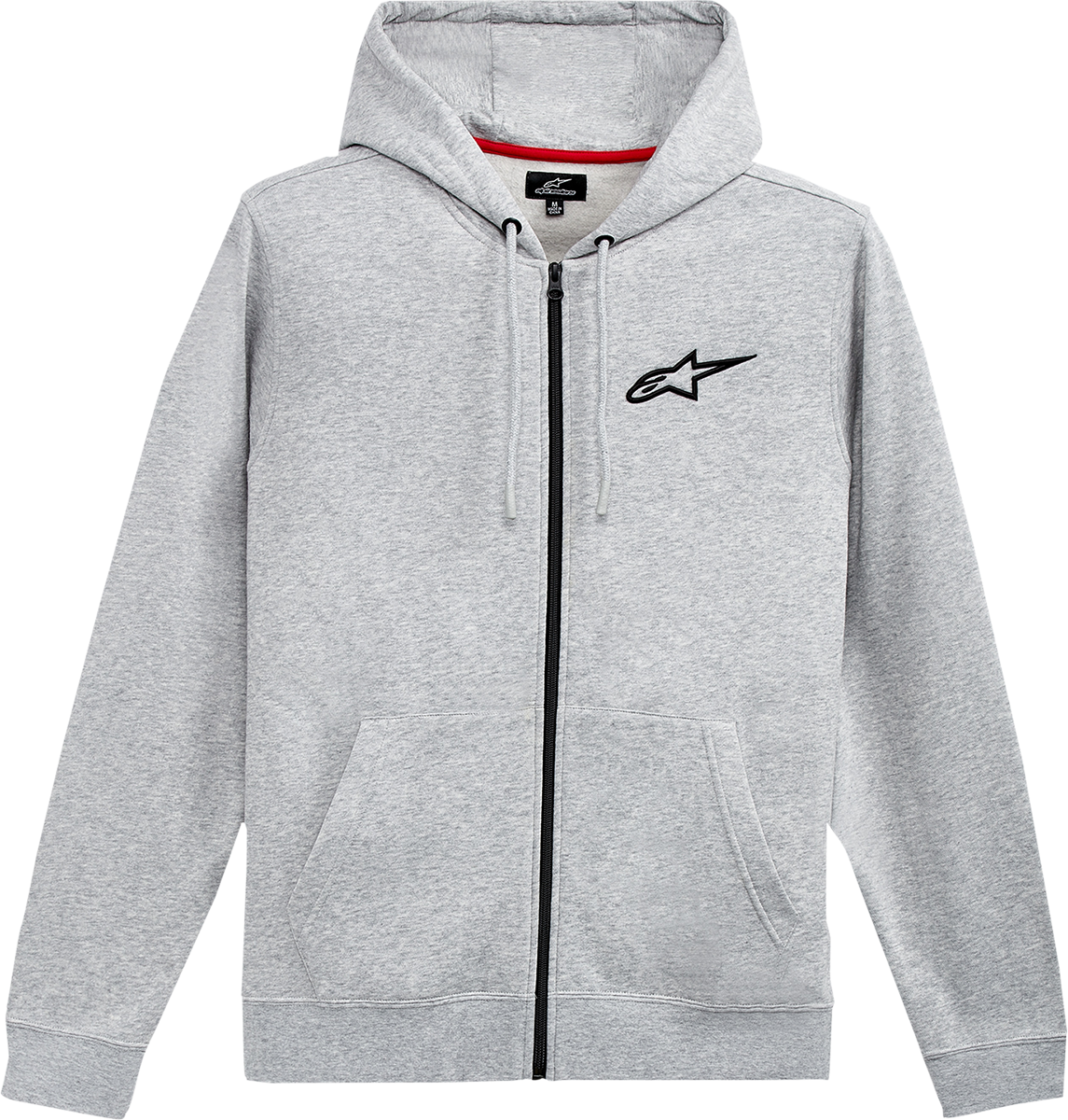 Ageless Zip Hoodie - Heather Gray/Black - 2XL