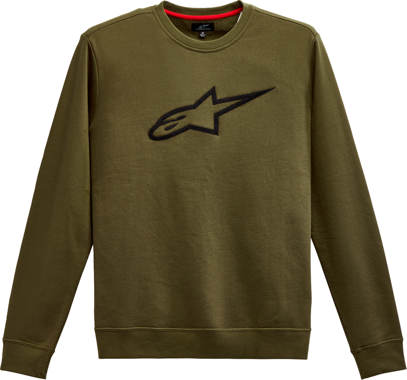 Ageless Crew Fleece - Military/Black - Medium