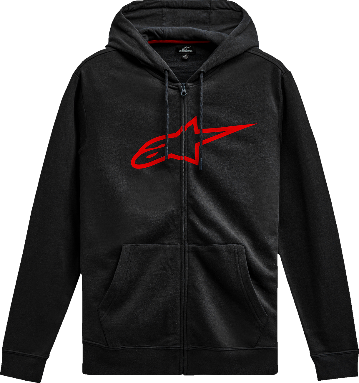 Ageless V3 Zip Hoodie - Black/Red - Large