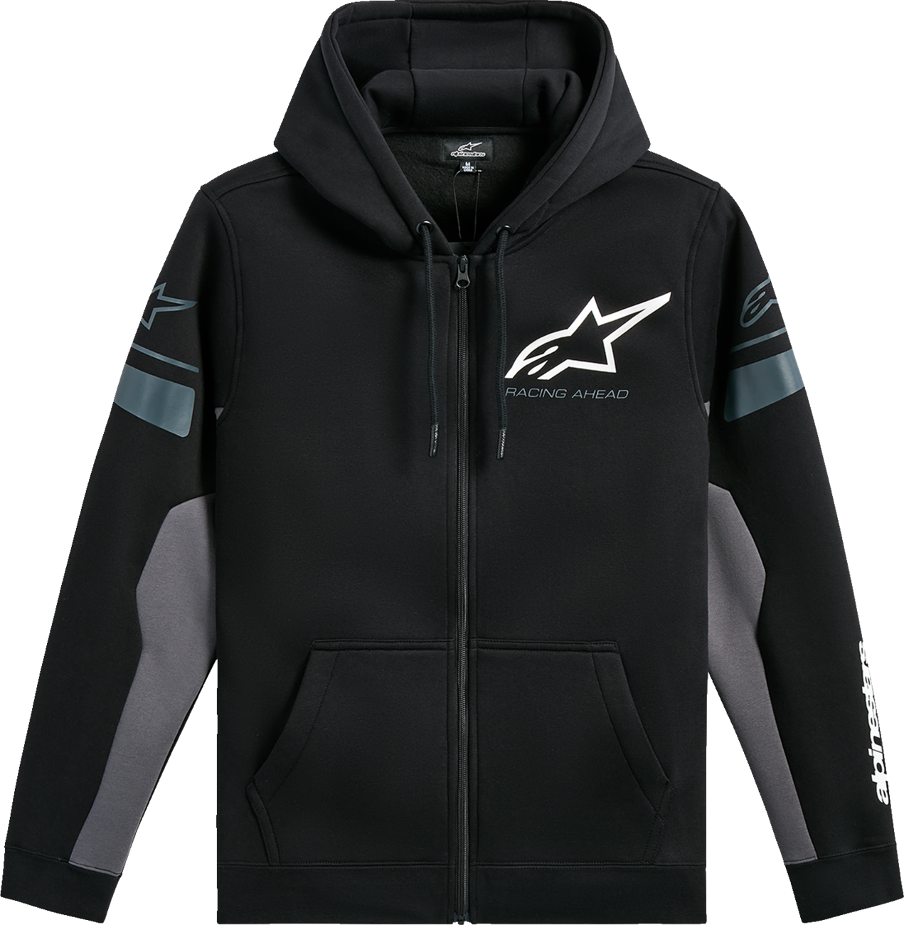 Esemex Zip Hoodie - Black/Charcoal - Medium