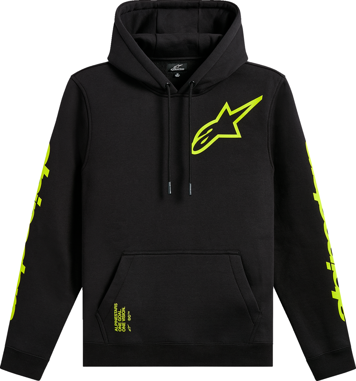 Triple Pullover Hoodie - Black - Large