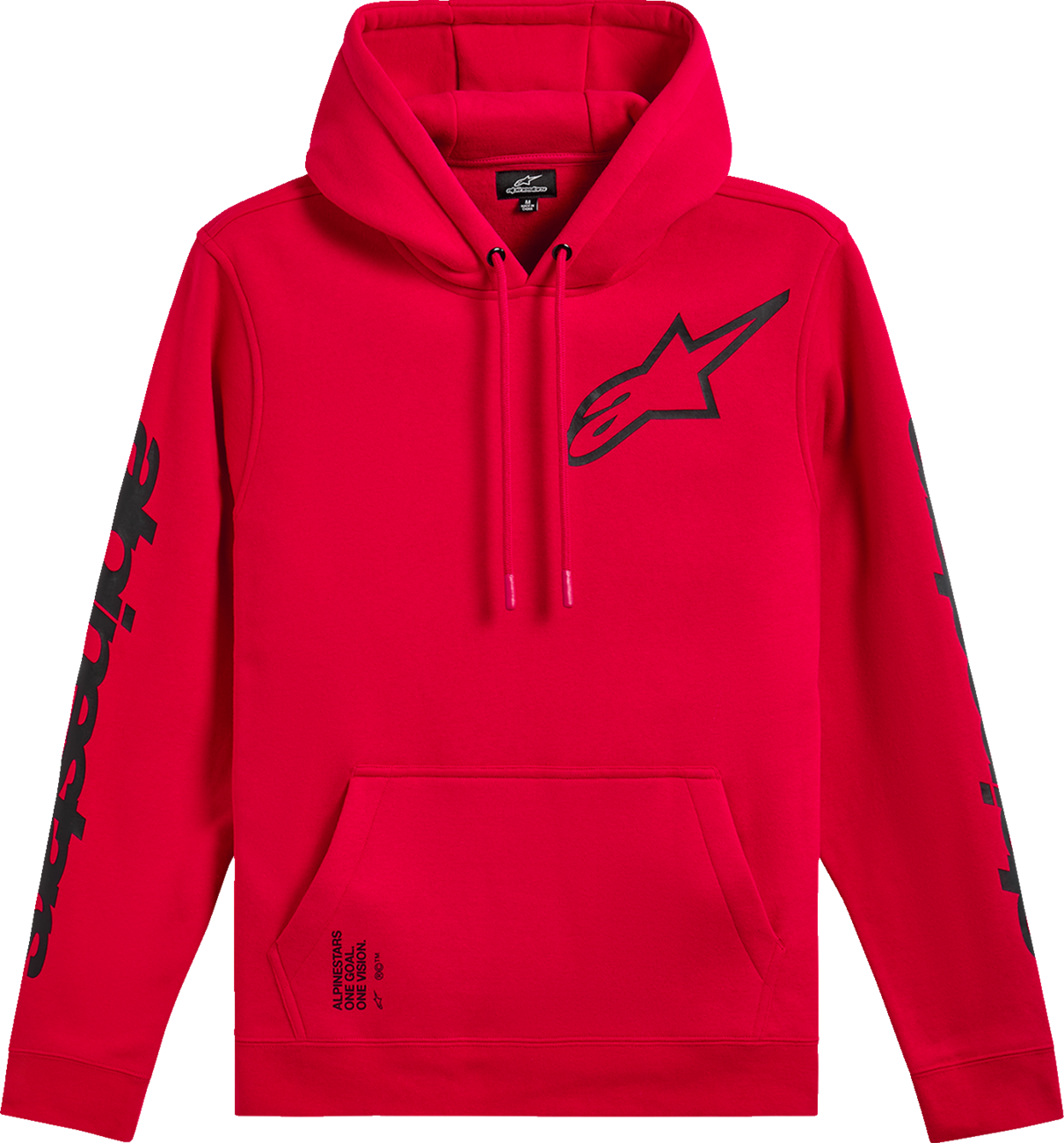 Triple Pullover Hoodie - Red - XL
