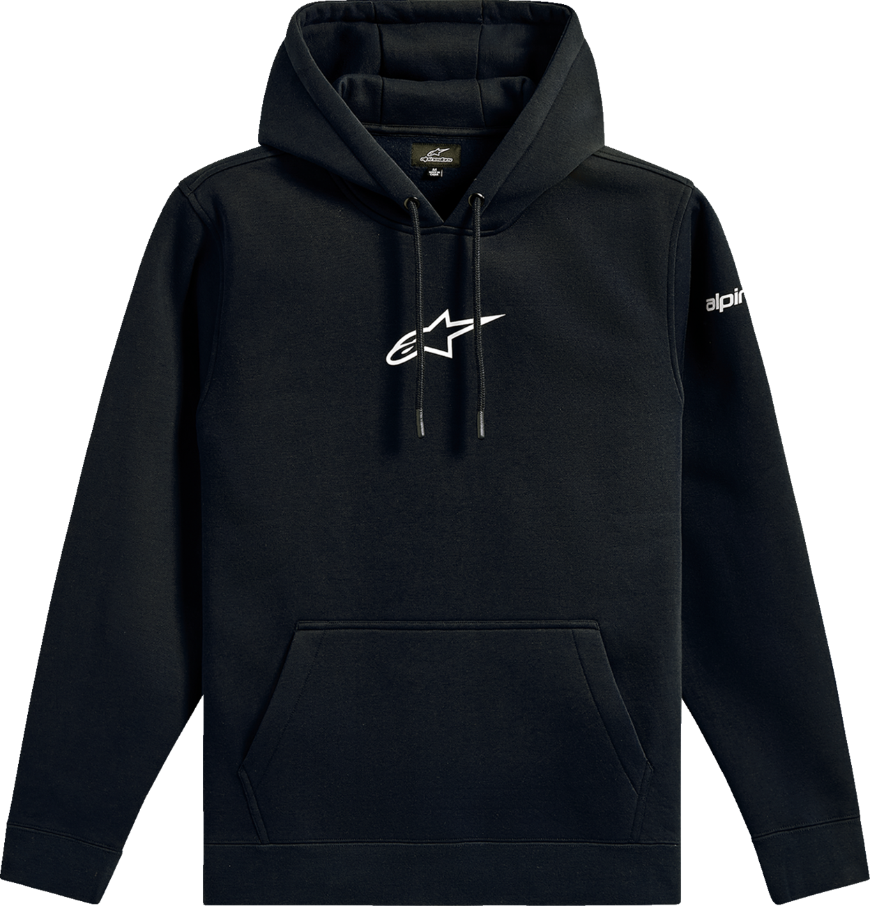 Frontal Pullover Hoodie - Black - 2XL