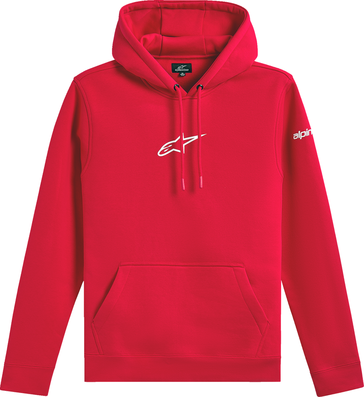 Frontal Pullover Hoodie - Red - Large