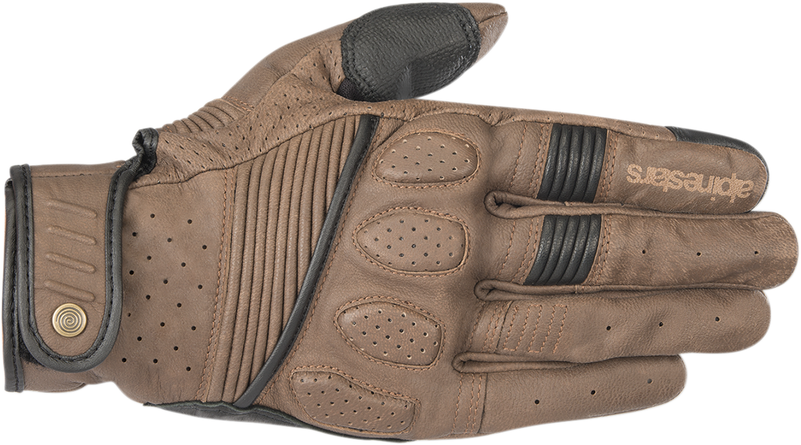 Crazy Eight Gloves - Brown/Black - Medium