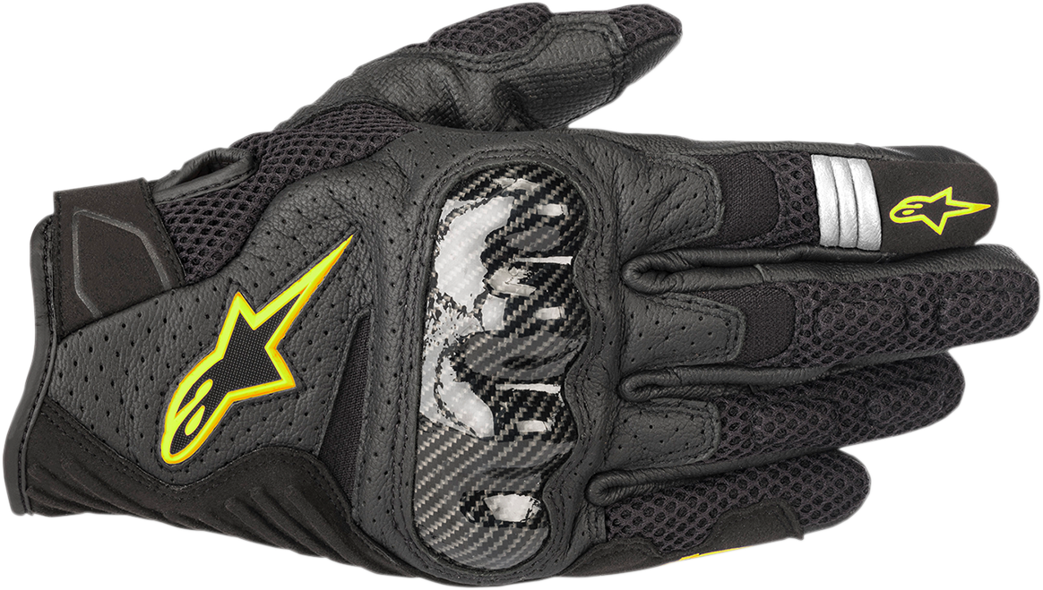 SMX-1 Air V2 Gloves - Black/Fluo Yellow - XL