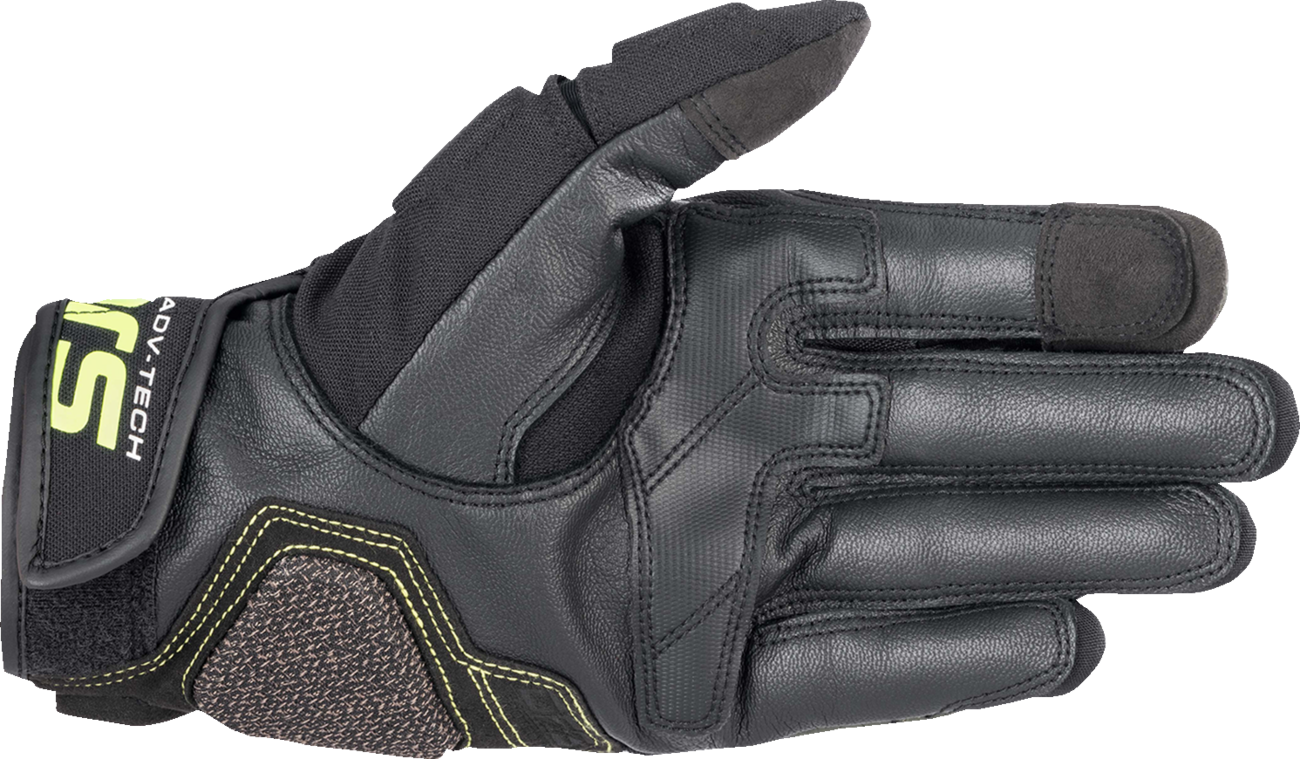 Halo Gloves - Forest Black/Fluo Yellow - Medium