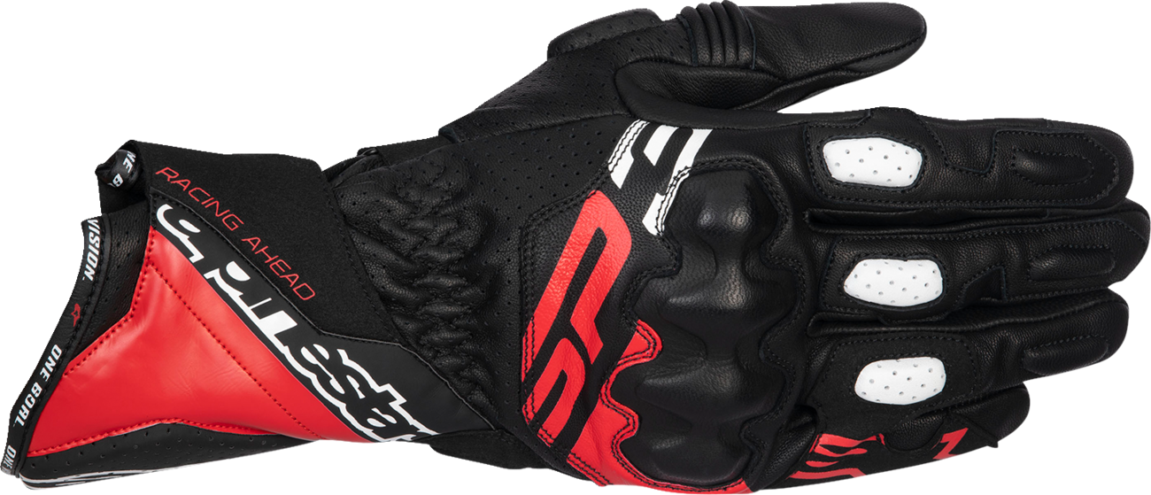 SP-3 Gloves - Black/Bright Red/White - XL