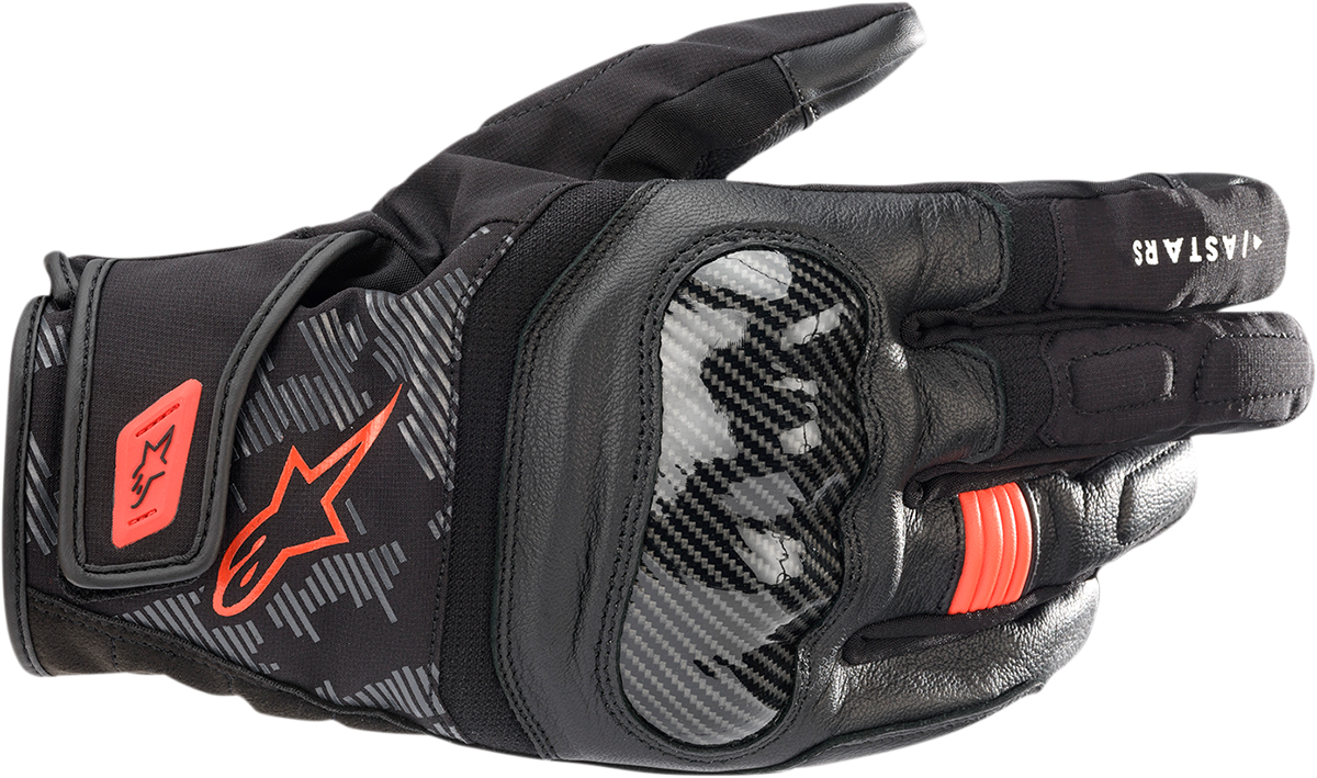 SMX Z Drystar® gloves - Black/Fluo Red - 2XL